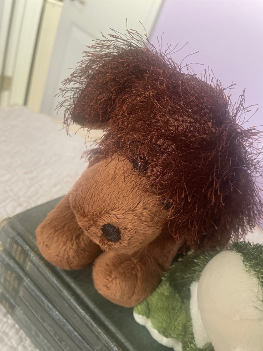 Webkinz Plush Brown Puppy and Green Frog Stuffed Animals - like new no codes - Picture 3 of 6